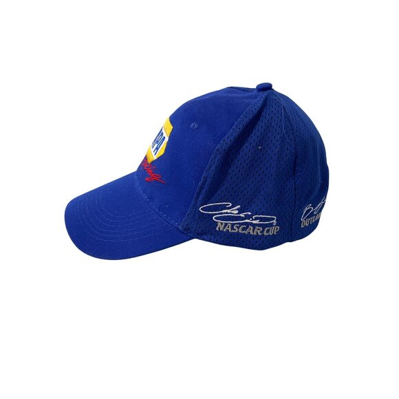 Napa Racing Adjustable Hat One Size Mesh Team Nascar Cup Blue White Athleisure - Picture 2 of 9